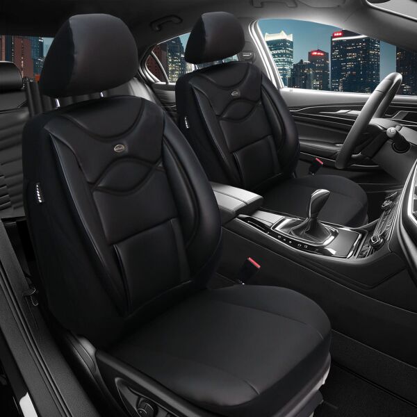 Sitzbezüge für Citroen Grand / C4 Spacetourer ab 2016 (Schwarz) ARTE104 | Mit ABE