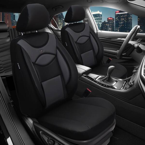 Sitzbezüge für Opel Insignia B ab 2017 (Schwarz-Grau) ARTE101