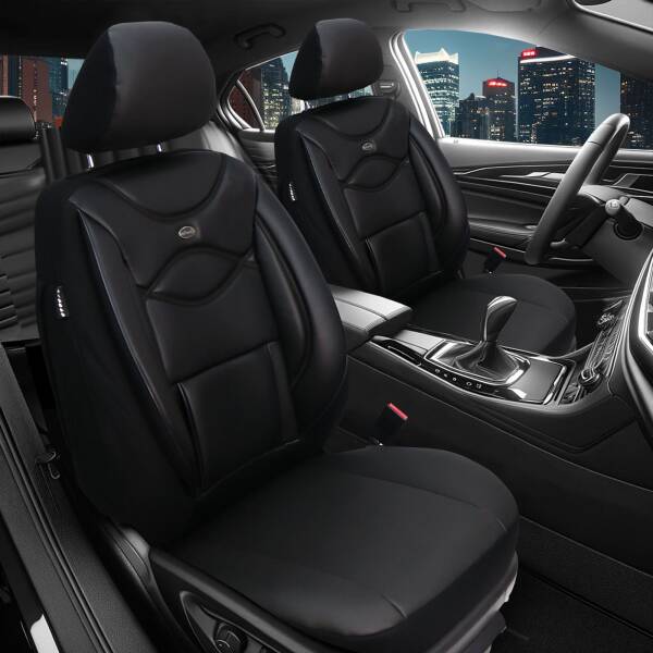 Sitzbezüge für Citroen DS5 ab 2011-2019 (Schwarz) ARTE104 | Mit ABE