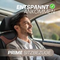 Sitzbezüge für Mercedes GLA H247 ab 2020 (Schwarz-Braun) ARTE103 | Mit ABE