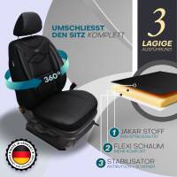 Sitzbezüge für Fiat Fullback ab 2016 (Schwarz)...