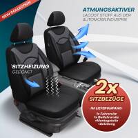 Sitzbezüge für Ssangyong Musso 2 ab 2018 (Schwarz-Grau) ARTE101