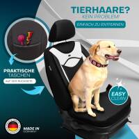 Sitzbezüge für Fiat Tipo/Aegea ab 2015 (Schwarz-Weiß) ARTE108 | Mit ABE