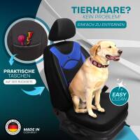 Sitzbezüge für Peugeot 407 ab 2004-2011 (Schwarz-Blau) ARTE106