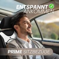 Sitzbezüge für Peugeot 508 2 ab 2018 (Schwarz-Weiß) ARTE108 | Mit ABE