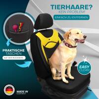 Sitzbezüge für Opel Meriva B ab 2010-2017 (Schwarz-Gelb) ARTE105 | Mit ABE