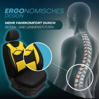 Sitzbezüge für Hyundai Staria ab 2021 (Schwarz-Gelb) ARTE105