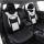 Sitzbezüge für Dacia Logan 3. Gen. ab 2021 (Schwarz-Weiß) ARTE108 | Mit ABE
