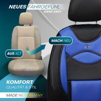 Sitzbezüge für Kia Sorento 1 JC ab 2002-2009 (Schwarz-Blau) ARTE106 | Mit ABE