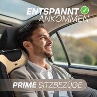 Sitzbezüge für Chevrolet Orlando ab 2010-2018 (Schwarz- Beige) ARTE107