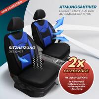 Sitzbezüge für Renault Scenic 4 ab 2016 (Schwarz-Blau) ARTE106 | Mit ABE