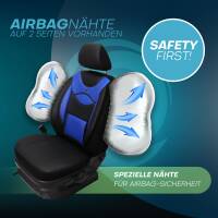 Sitzbezüge für Renault Scenic 4 ab 2016 (Schwarz-Blau) ARTE106 | Mit ABE