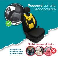 Sitzbezüge für Skoda Octavia 3 Typ 5E ab 2013-2020 (Schwarz-Gelb) ARTE105 | Mit ABE