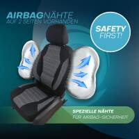 Sitzbezüge für Citroen DS3 ab 2010-2019 (Schwarz) ATHN104 | Mit ABE
