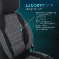 Sitzbezüge für Chevrolet Captiva ab 2006-2018 (Schwarz) ATHN104