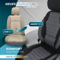 Sitzbezüge für Lexus IS 3 ab 2013 (Schwarz) ATHN104 | Mit ABE
