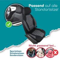 Sitzbezüge für Toyota Land Cruiser J15 ab 2009-2021 (Schwarz) ATHN104 | Mit ABE