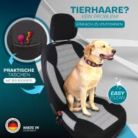 Sitzbezüge für Audi A3 8V ab 2012-2020 (Schwarz-Grau) ATHN101 | Mit ABE