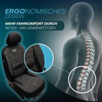 Sitzbezüge für Subaru Forester SH ab 2008-2013 (Schwarz) ATHN304