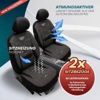 Sitzbezüge für Toyota Hilux 6 ab 2016 (Schwarz) ATHN304