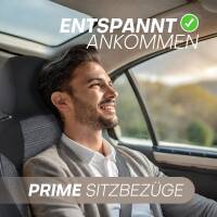 Sitzbezüge für Audi Q3 Sportback ab 2019 (Schwarz) ATHN104 | Mit ABE
