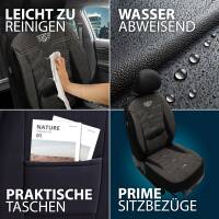 Sitzbezüge für Citroën C4 Aircross ab 2012-2017 (Schwarz) ATHN304 | Mit ABE