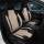 Sitzbezüge für Lexus CT 200h ab 2010 (Schwarz-Beige) ATHN105 | Mit ABE