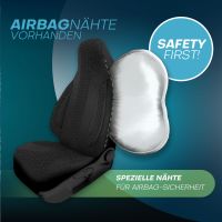 Pilot Sitzbezüge für Fiat Tipo/Aegea ab 2015 (Schwarz-Schwarz) ZARA404 | Mit ABE