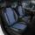 Sitzbezüge für Nissan Qashqai 1 J10 ab 2006-2013 (Schwarz-Blau) ATHN106 | Mit ABE