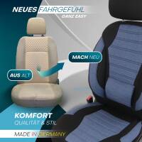 Sitzbezüge für Suzuki Swift 5 ab 2011-2017 (Schwarz-Blau) ATHN106 | Mit ABE