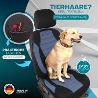 Sitzbezüge für BMW X6 G06 ab 2019 (Schwarz-Blau) ATHN106 | Mit ABE