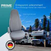 Pilot Wohnmobil Sitzbezüge für Niesmann + Bischoff Dometic Nova Platinum (Grau) POSE709