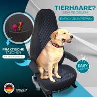 Pilot Wohnmobil Sitzbezüge für Jayco 5th Wheel (Schwarz-Blau) POSE706