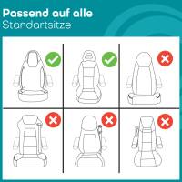 Pilot Wohnmobil Sitzbezüge für Granduca 236 (Schwarz-Weiß) POSE708