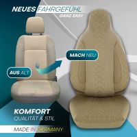 Pilot Sitzbezüge für Peugeot Rifter ab 2018 (Beige) ZARA405