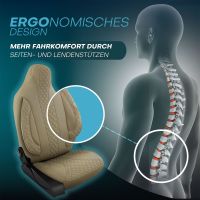 Pilot Sitzbezüge für Seat Ibiza 3 6L ab 2002-2008 (Beige) ZARA405