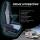 Pilot Wohnmobil Sitzbezüge für Bravia Mobil Aura (Schwarz-Grau) POSE701