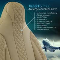 Pilot Sitzbezüge für Kia Ceed JD Proceed ab 2012-2018 (Beige) ZARA405 | Mit ABE