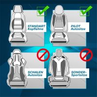 Pilot Sitzbezüge für Suzuki SX4 S-Cross ab 2013 (Schwarz-Blau) ZARA406