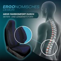 Pilot Sitzbezüge für BMW X5 E53 ab 1999-2006 (Schwarz-Blau) ZARA406 | Mit ABE