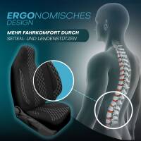 Pilot Sitzbezüge für Mercedes EQE V295 ab 2022 (Schwarz-Weiß) ZARA408