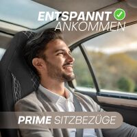 Pilot Sitzbezüge für Jaguar XF 1 ab 2008-2015 (Schwarz-Weiß) ZARA408