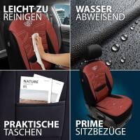 Sitzbezüge für Kia Sorento 4 MQ4 ab 2020 (Schwarz-Rot) ATHN302 | Mit ABE