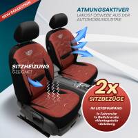 Sitzbezüge für Land Rover Range Rover Sport 1 ab 2005-2013 (Schwarz-Rot) ATHN302 | Mit ABE