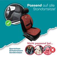 Sitzbezüge für Nissan Leaf 2 ab 2018 (Schwarz-Rot) ATHN302 | Mit ABE