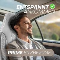 Pilot Sitzbezüge für Renault Trafic 2 ab 2001-2014 (Grau) ZARA409 | Mit ABE