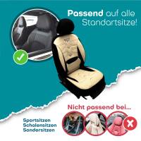 Sitzbezüge für Nissan Pulsar ab 2014-2018 (Schwarz- Beige) ATHN305 | Mit ABE
