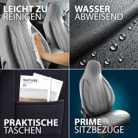 Pilot Sitzbezüge für Ford Transit 6 ab 2006-2013 (Grau) ZARA409 | Mit ABE