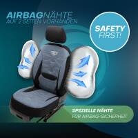Sitzbezüge für Honda CR-V 5 ab 2016 (Schwarz-Blau) ATHN306 | Mit ABE