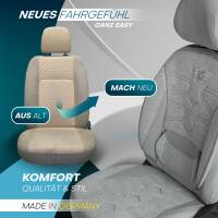 Sitzbezüge für Nissan Townstar ab 2021 (Grau) ATHN301 | Mit ABE